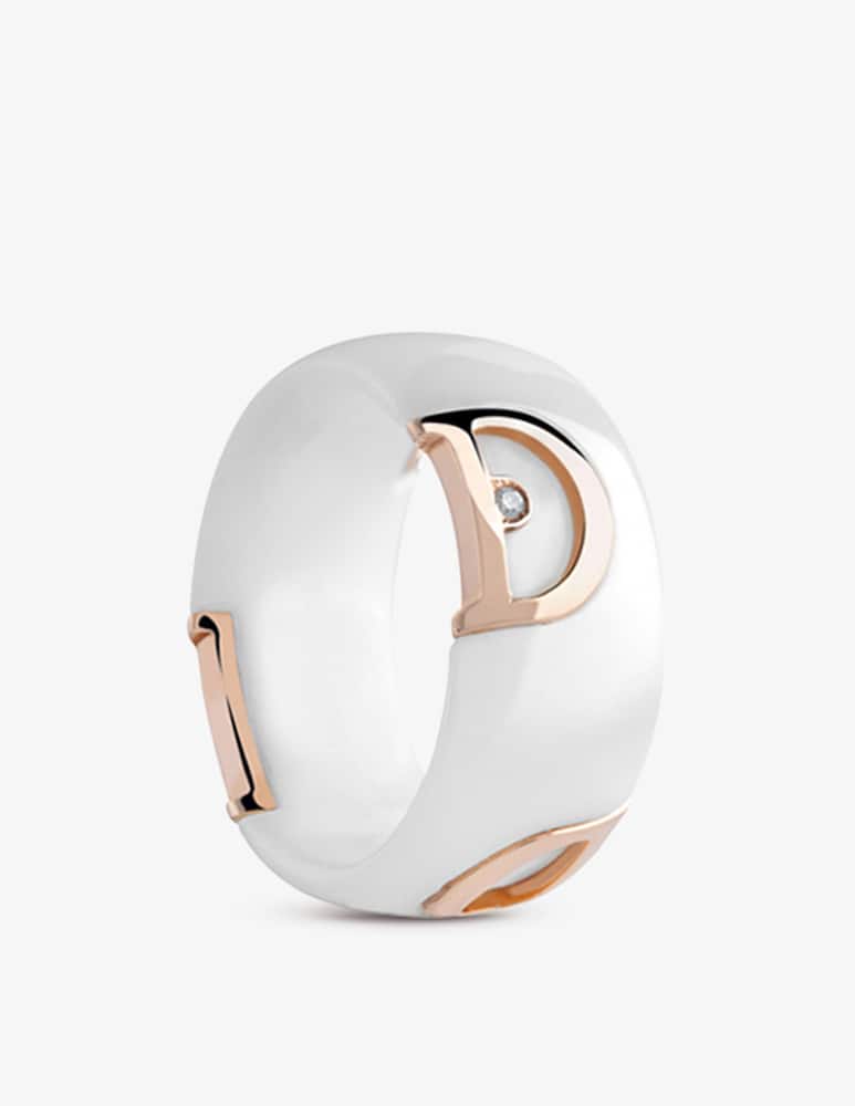 Damiani D.Icon ring with diamond - picture 1