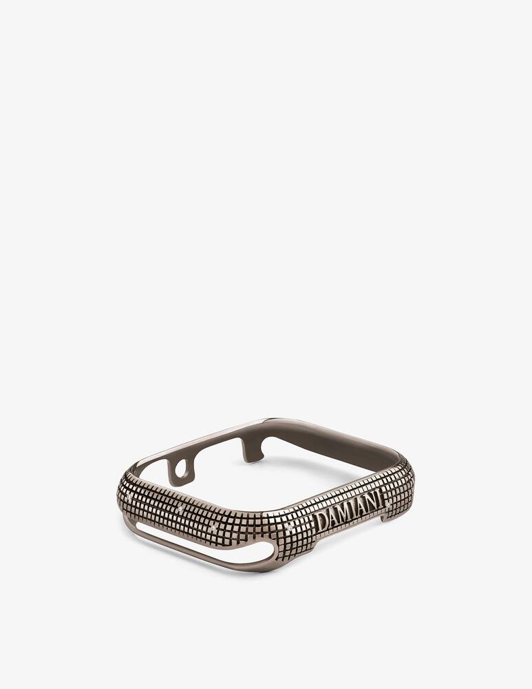 rinascente Damiani Cover watch in titanio brunito con diamanti