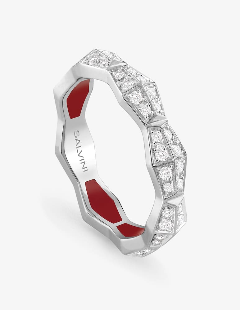 Salvini Anello in oro con diamanti e hybrid ceramic - immagine 1 Salvini Anello in oro con diamanti e hybrid ceramic - immagine 1