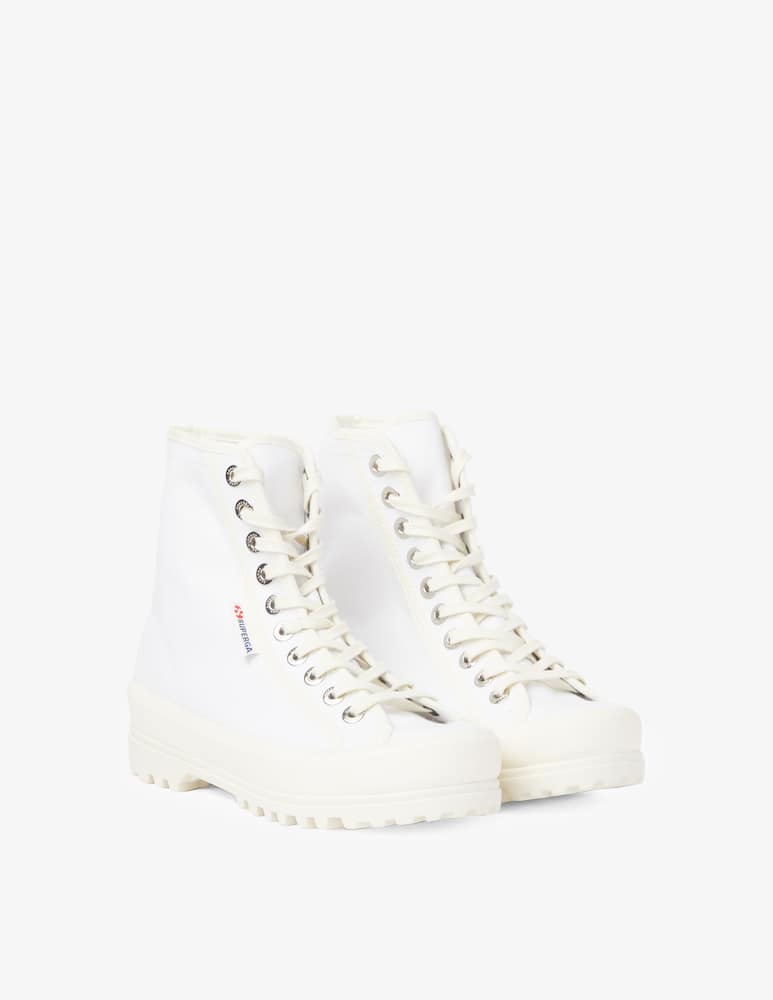 rinascente Superga Alpina Em Rata x Superga cotton high-top sneakers - white