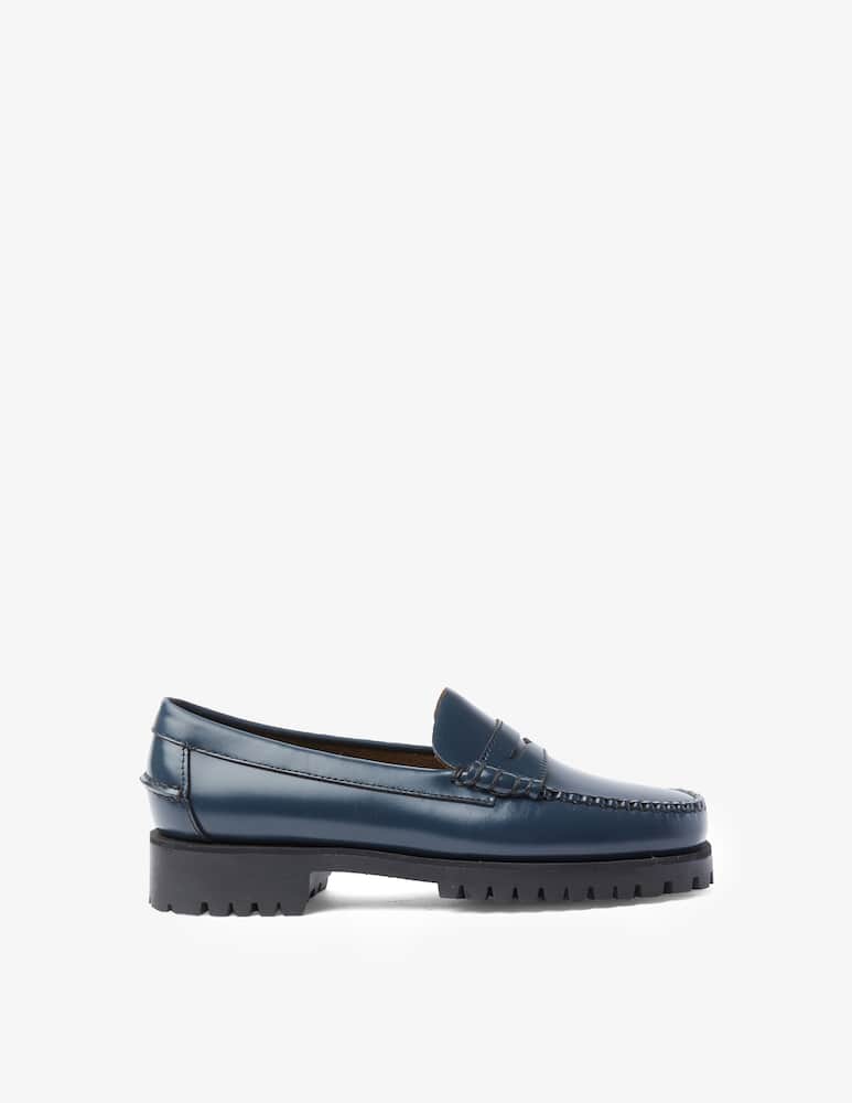 Sebago Leather loafer - Blue - picture 1 Sebago Leather loafer - Blue - picture 1