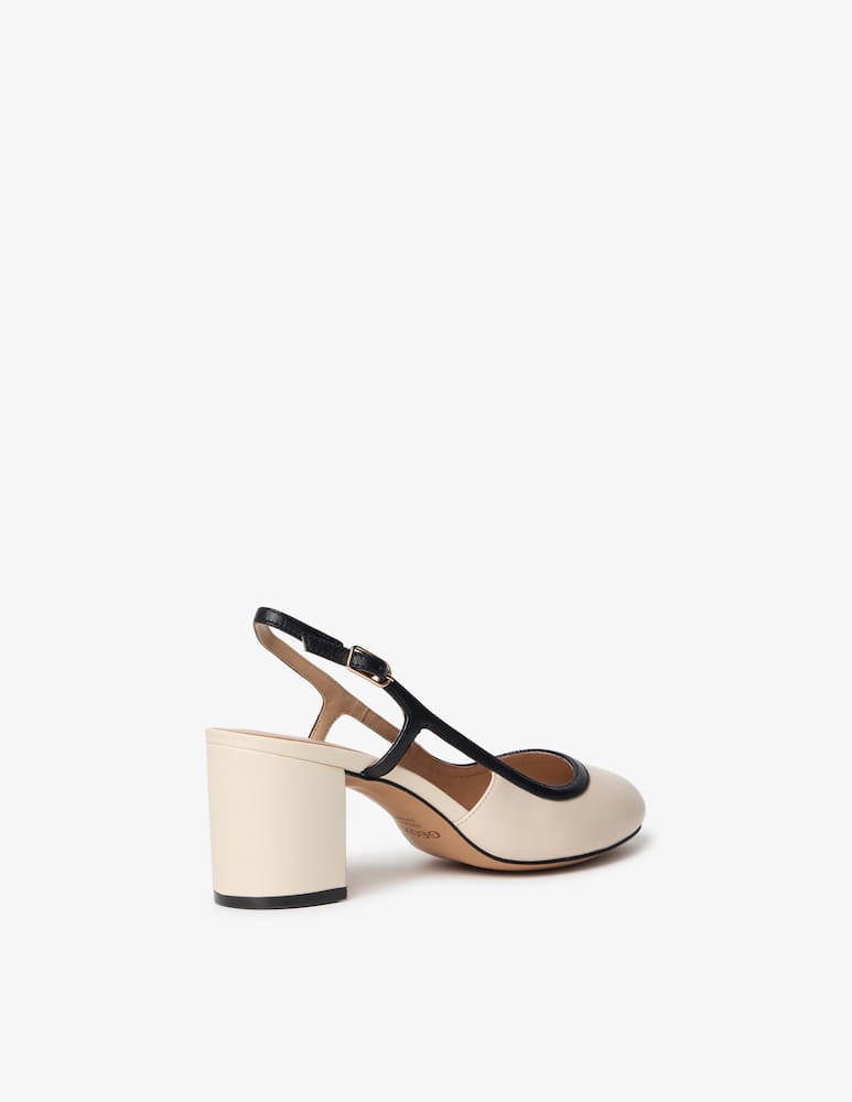 rinascente Geox Virinlisa slingback block heel