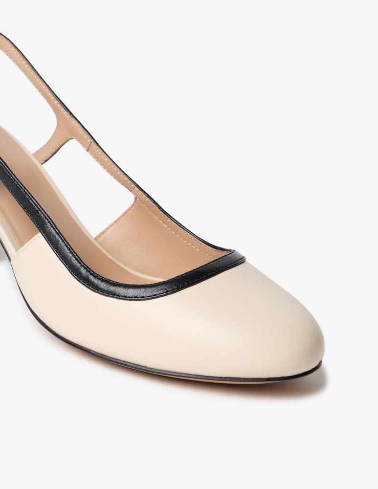 rinascente Geox Virinlisa slingback block heel