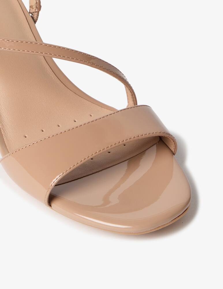 rinascente Geox Patent block heel sandal