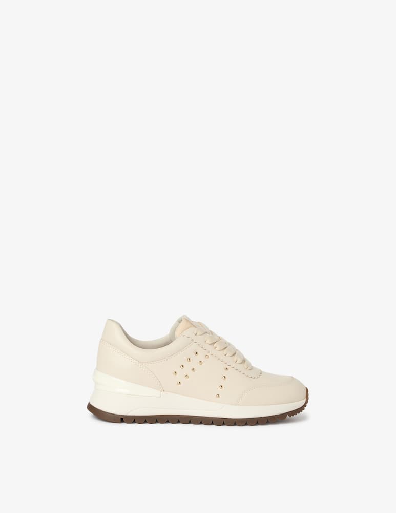 rinascente Geox Desya perforated leather sneakers