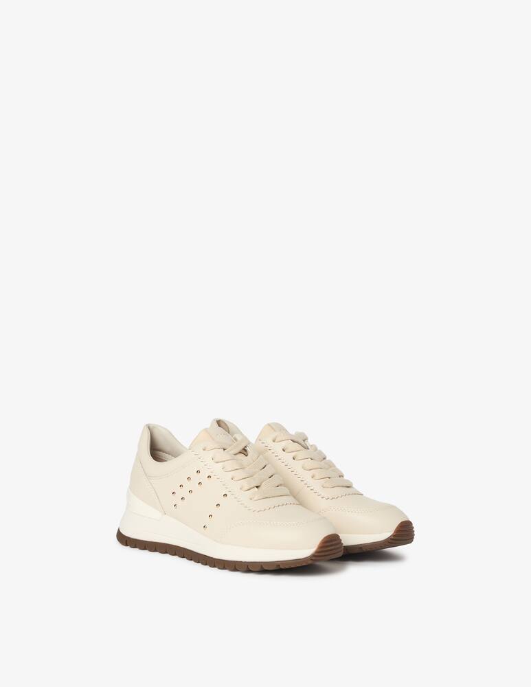 rinascente Geox Desya perforated leather sneakers