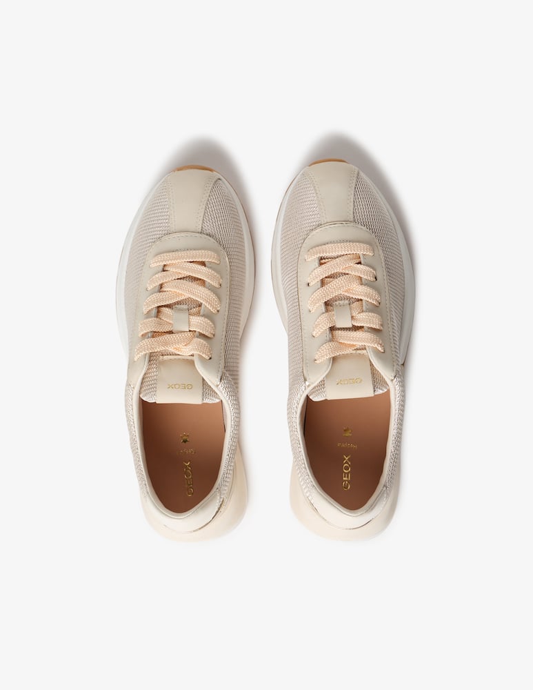 rinascente Geox Metropoli mesh lurex sneakers