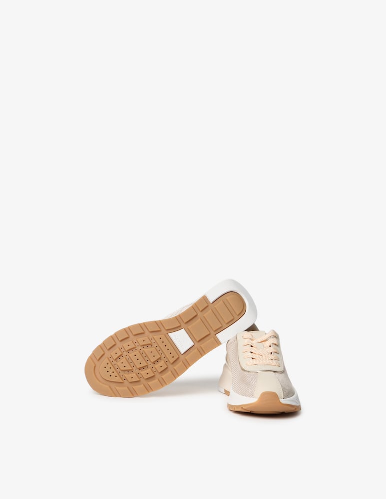 rinascente Geox Metropoli mesh lurex sneakers