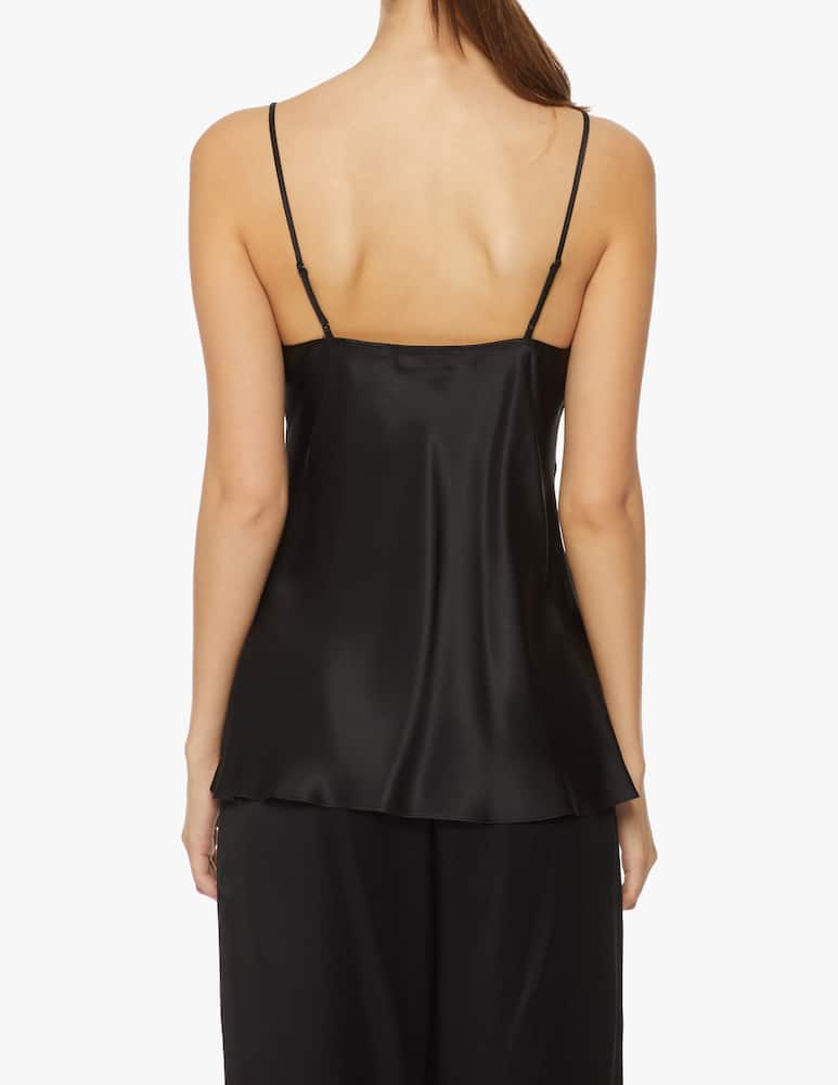 rinascente Luna di Seta Canotta Lace Seduction - Nero