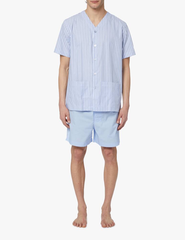 rinascente Perofil Poplin pajamas chiara shirt open s / c short