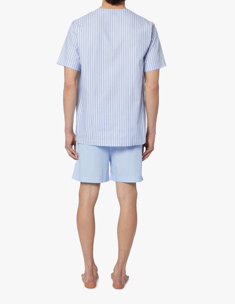 rinascente Perofil Poplin pajamas chiara shirt open s / c short