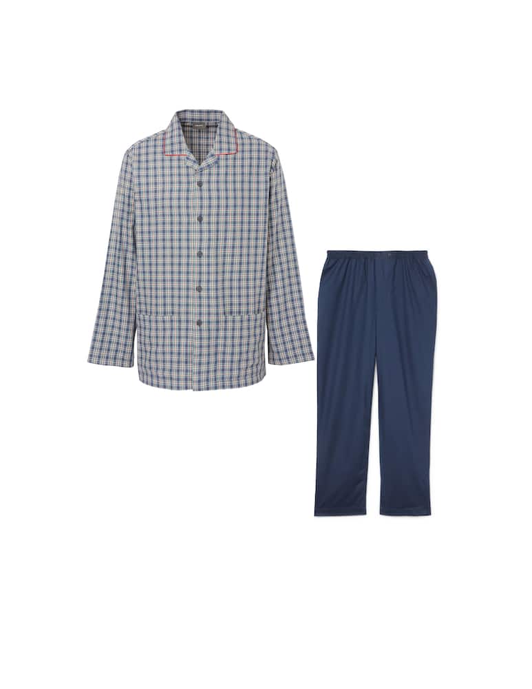 Perofil Light scottish flannel open pajamas - picture 1 Perofil Light scottish flannel open pajamas - picture 1
