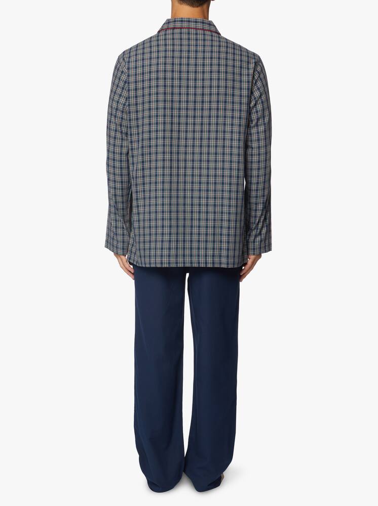 rinascente Perofil Pigiama aperto in flanella leggera scozzese