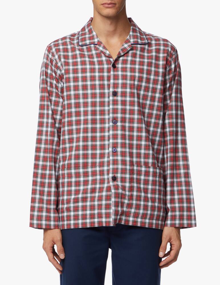 rinascente Perofil Light scottish flannel open pajamas