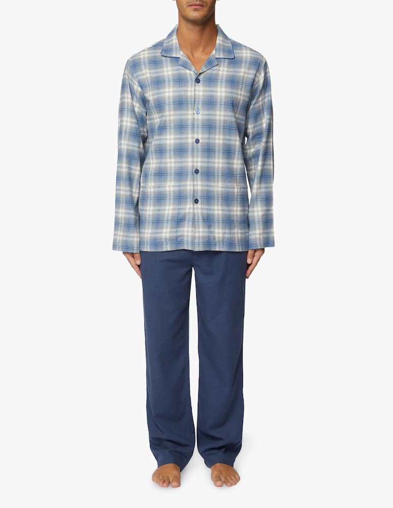 rinascente Perofil Pigiama aperto in flanella a quadri