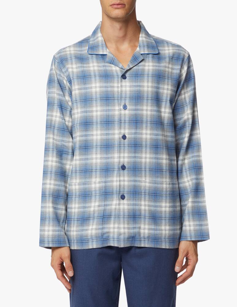 rinascente Perofil Pigiama aperto in flanella a quadri