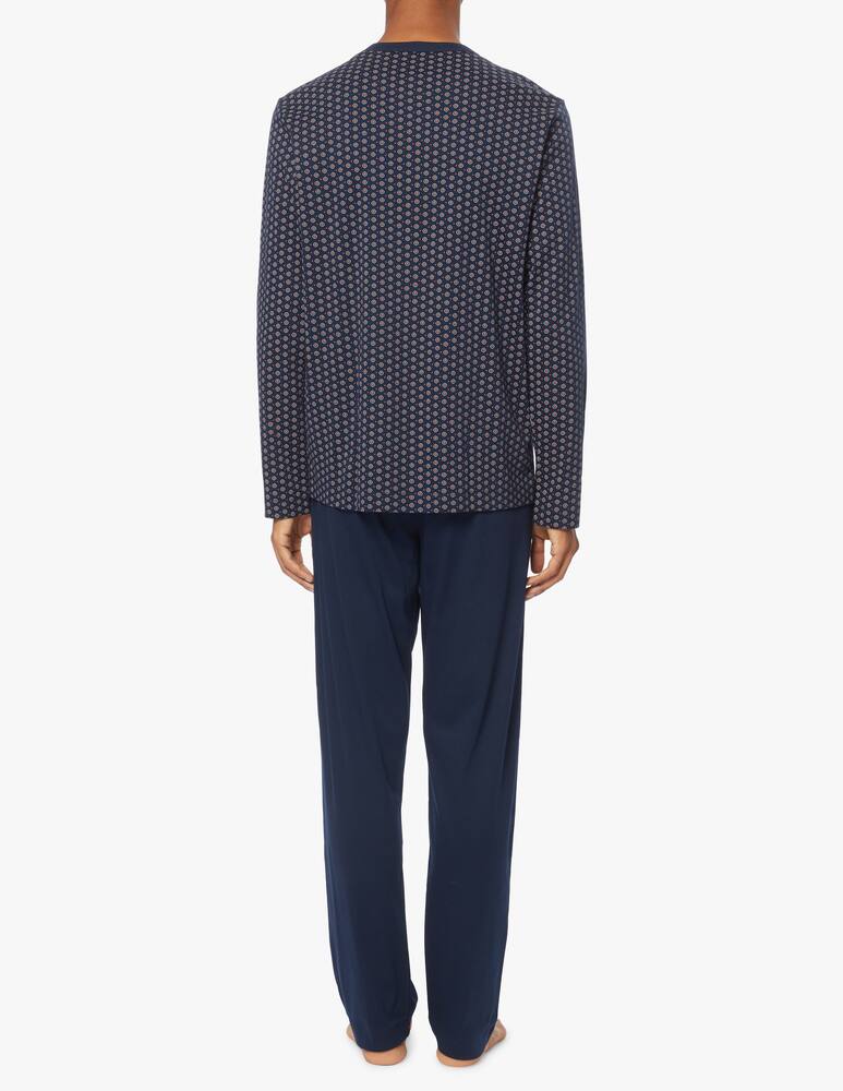 rinascente Perofil Pigiama serafino interlock stampa cravattiera