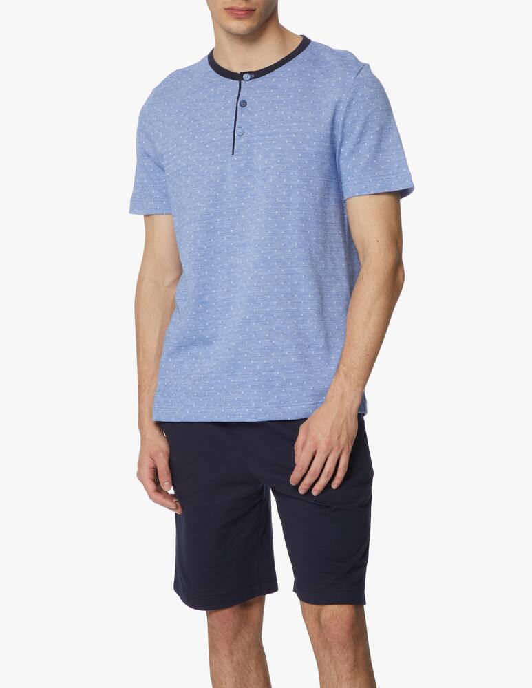 rinascente Perofil Pigiama corto serafino - azzurro