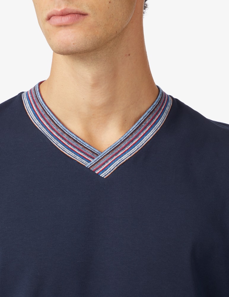 rinascente Perofil Pigiama serafino basic - Blu