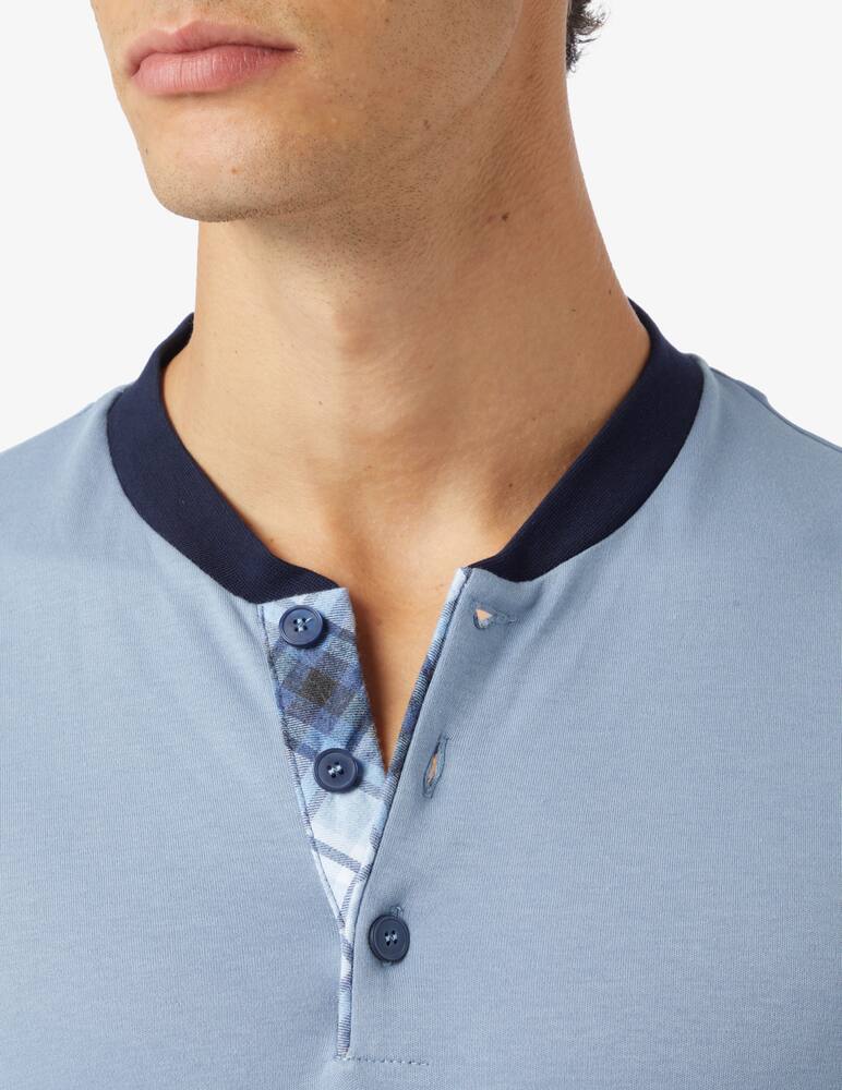 rinascente Perofil Pigiama serafino basic - Blu