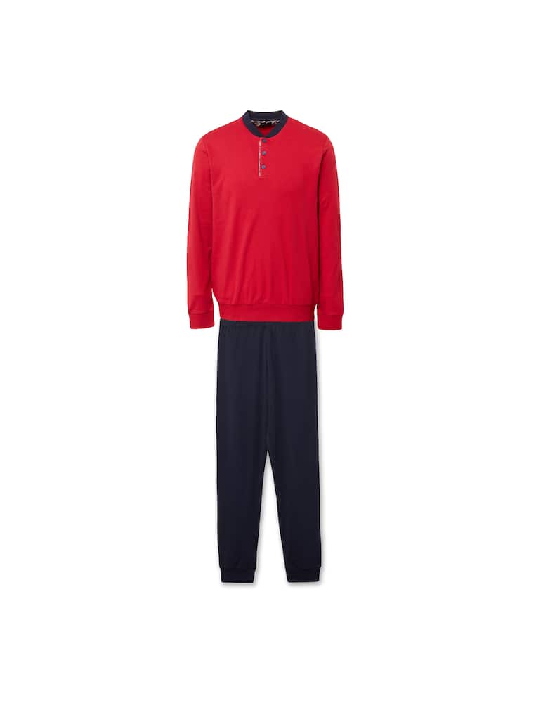 rinascente Perofil Serafino basic pajamas - Red
