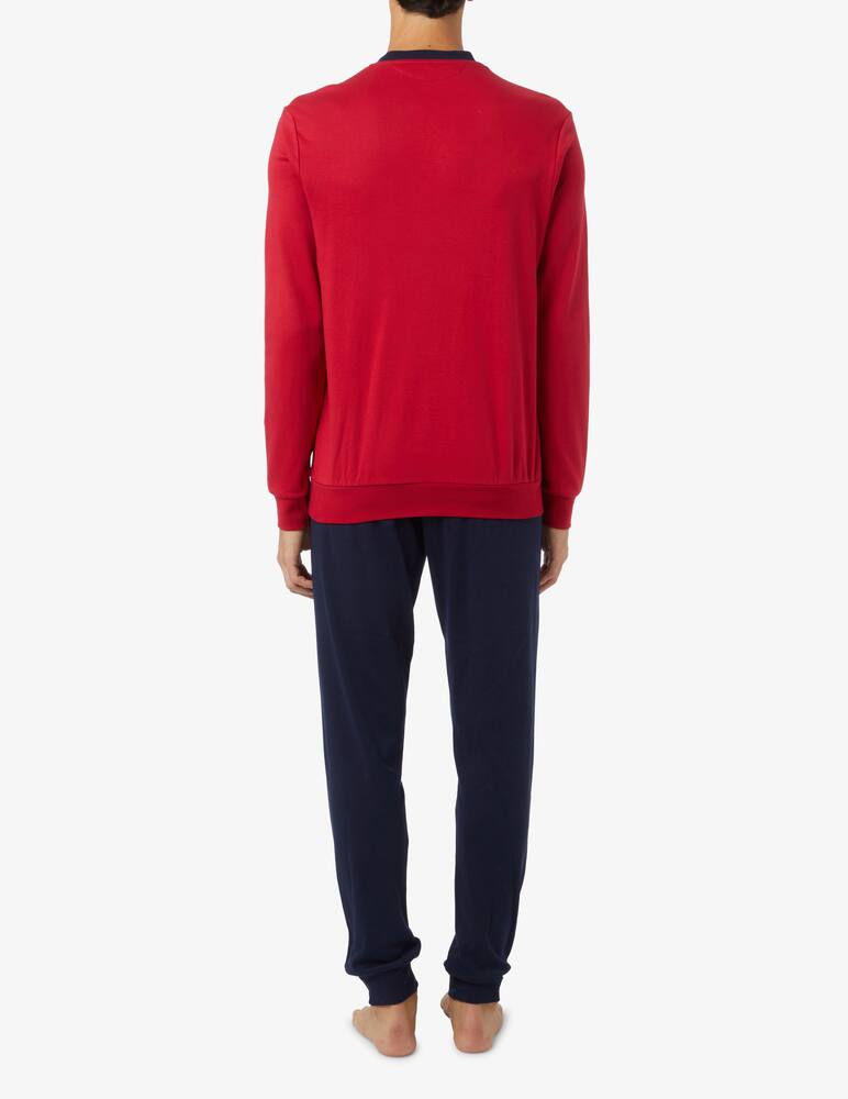 rinascente Perofil Serafino basic pajamas - Red