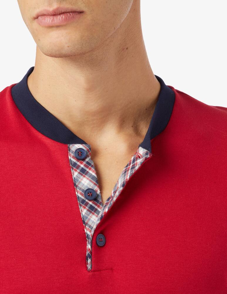 rinascente Perofil Serafino basic pajamas - Red