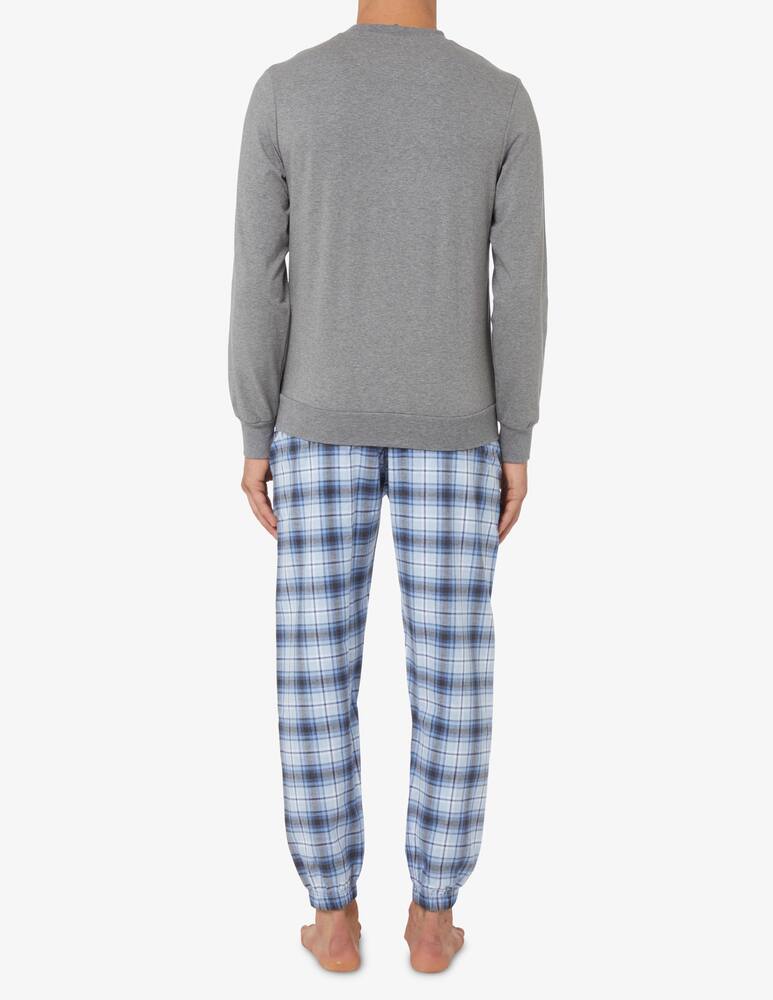 Perofil Crewneck flannel pajama - Multicolor - picture 3 Perofil Crewneck flannel pajama - Multicolor - picture 3