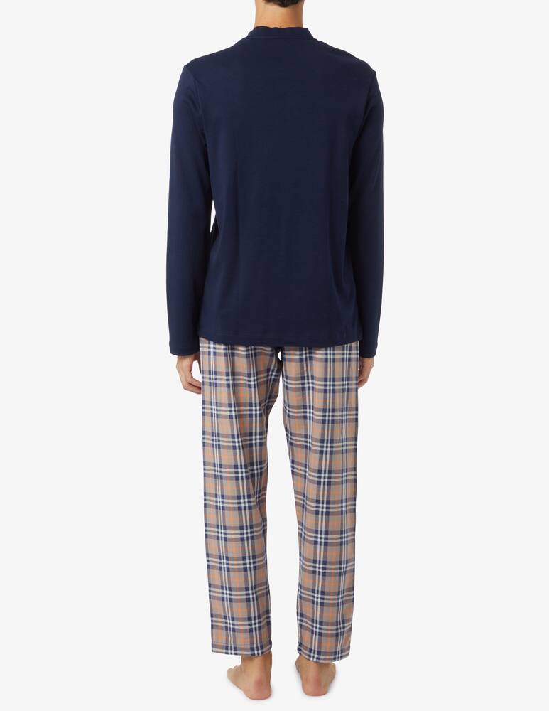 rinascente Perofil Pigiama in flanella - Blu