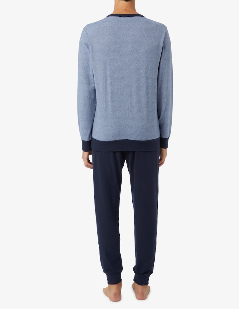 rinascente Perofil Pigiama serafino a righe - Blu