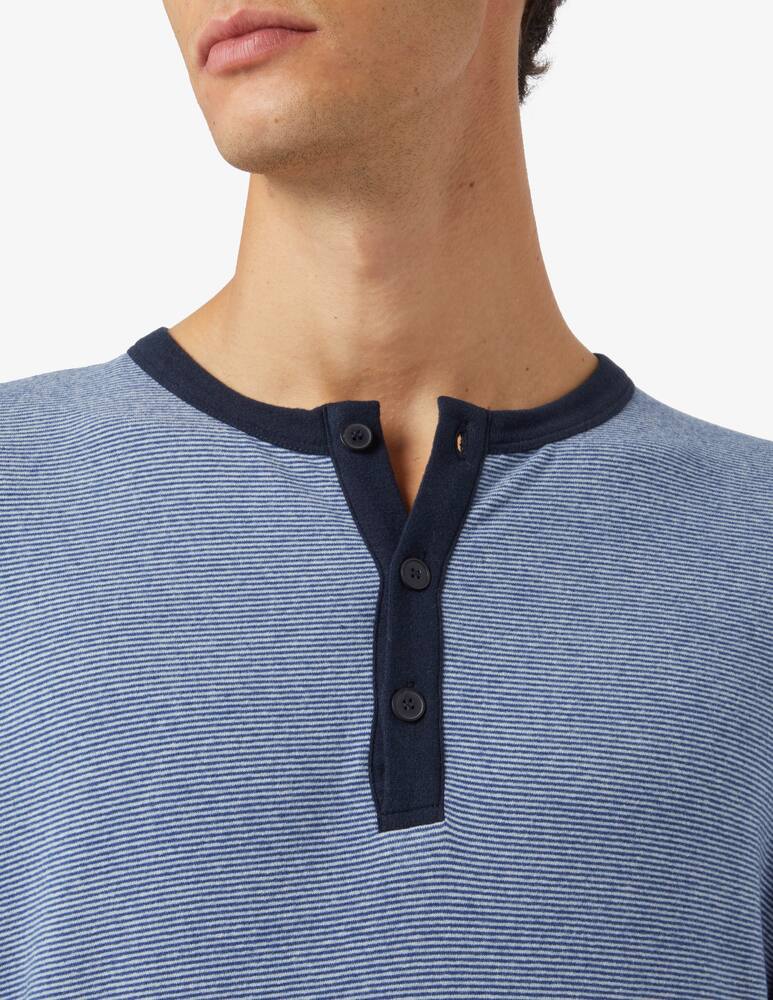 rinascente Perofil Pigiama serafino a righe - Blu