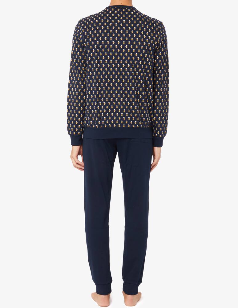 rinascente Perofil Printed button-down with cuffs pajamas