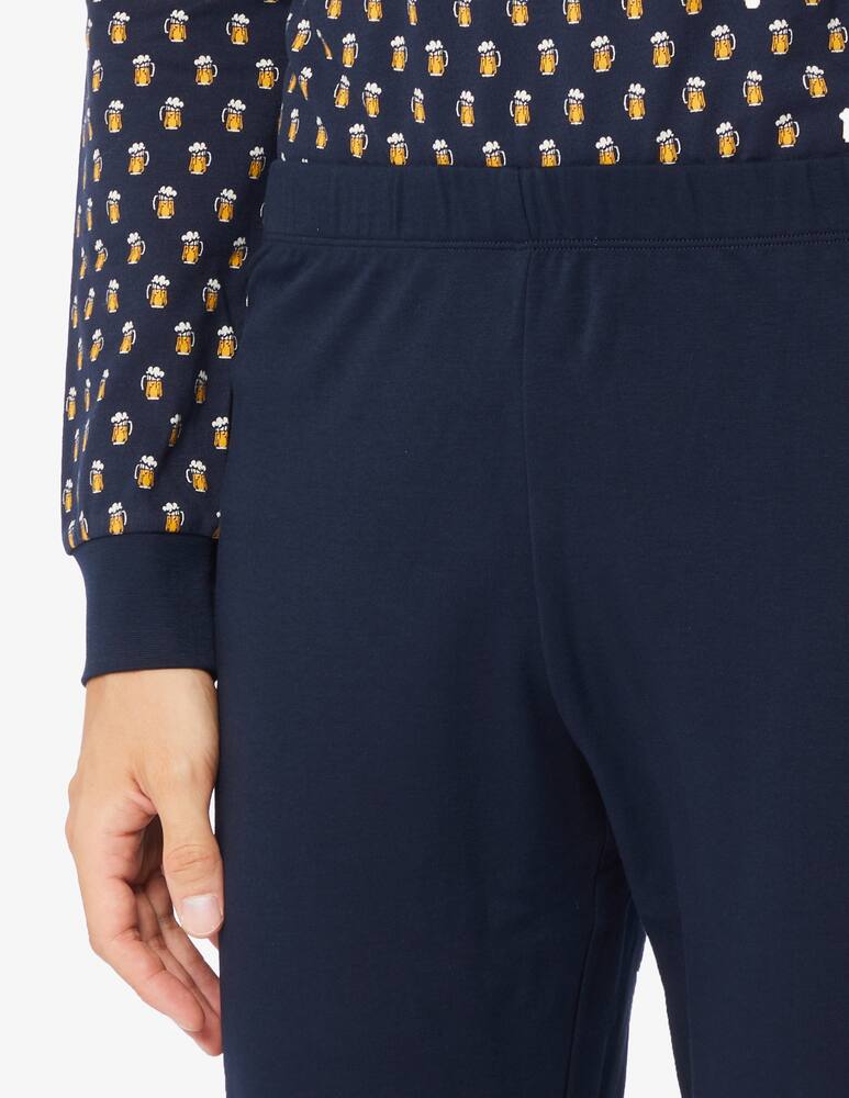 rinascente Perofil Printed button-down with cuffs pajamas