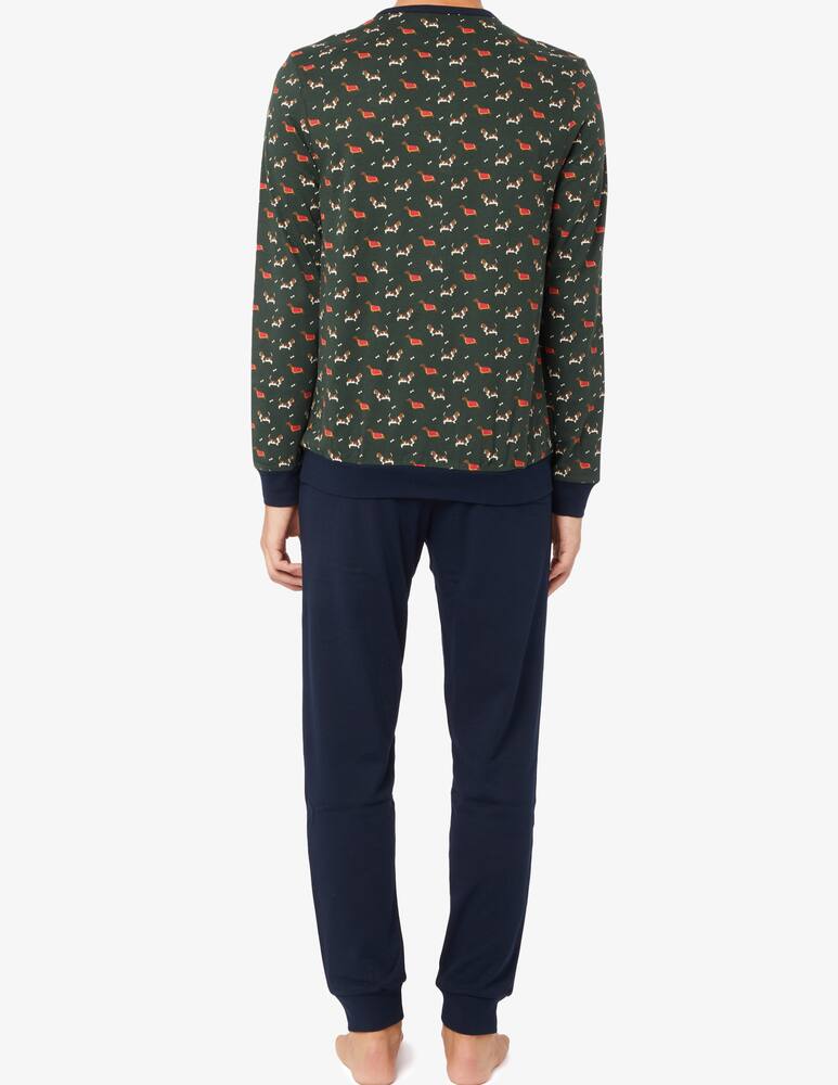 rinascente Perofil Printed button-down with cuffs pajamas