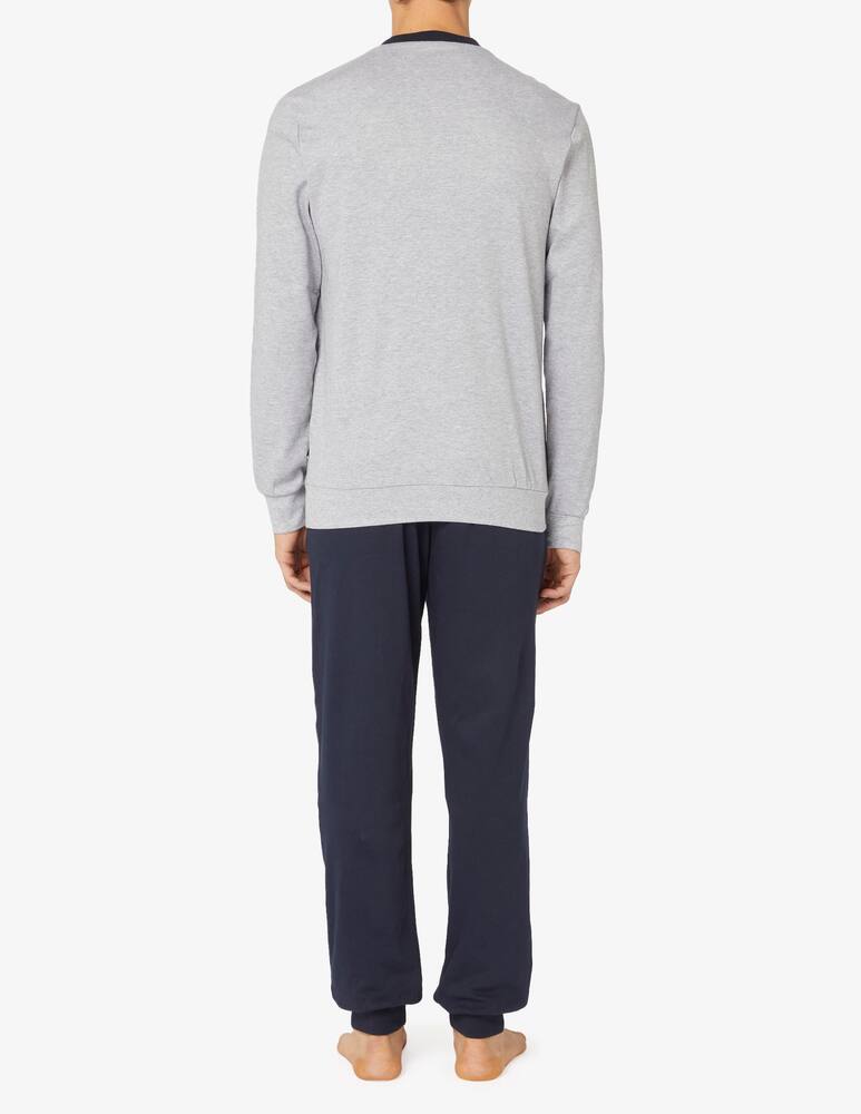 rinascente Perofil Interlock black labe button down pajamas