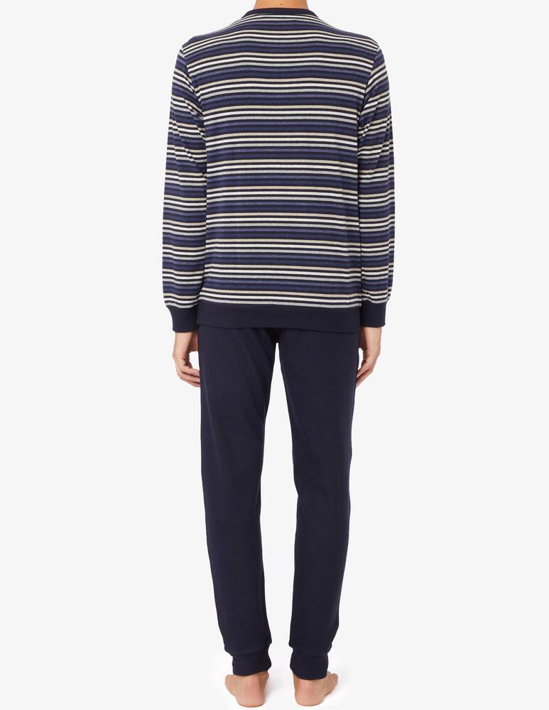 rinascente Perofil Soft color button-down pajamas