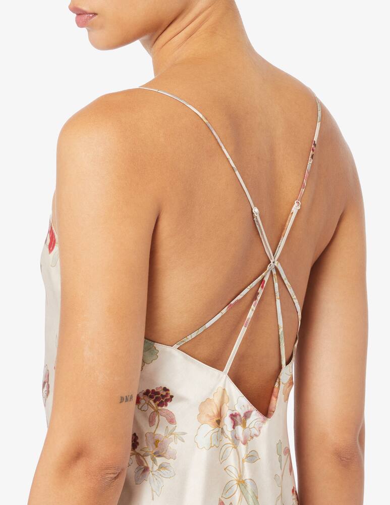 rinascente Luna di Seta Floral deco chemise pyjama