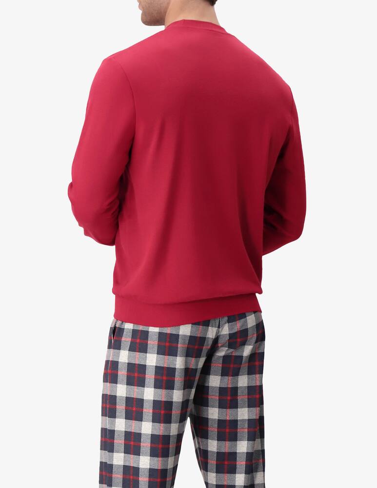 rinascente Perofil Pigiama girocollo stampa check black label