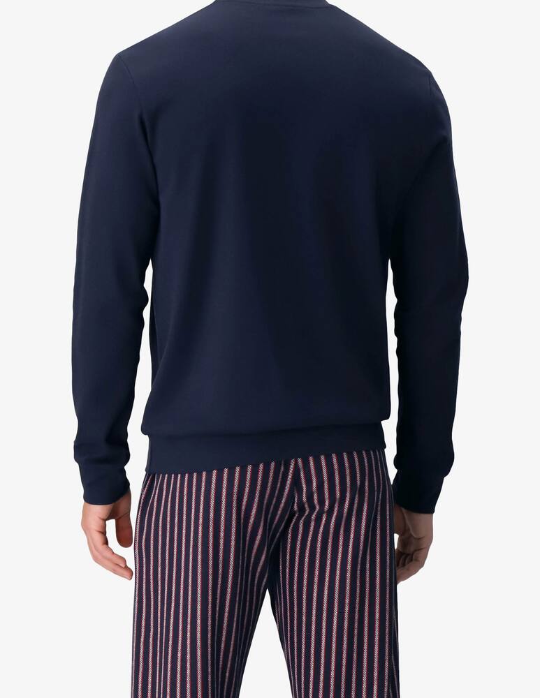 rinascente Perofil Striped black label crewneck pahamas