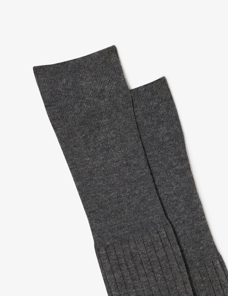 rinascente Perofil Light cashmere ribbed long socks