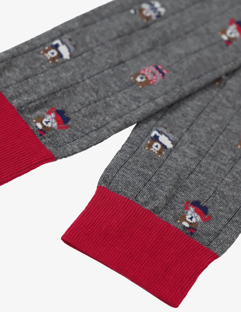 rinascente Perofil Teddy allover long socks