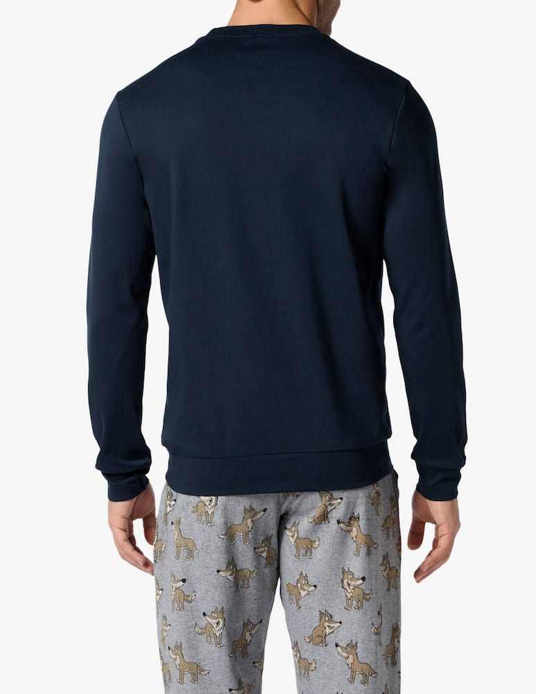 rinascente Perofil Lupo print pyjama set