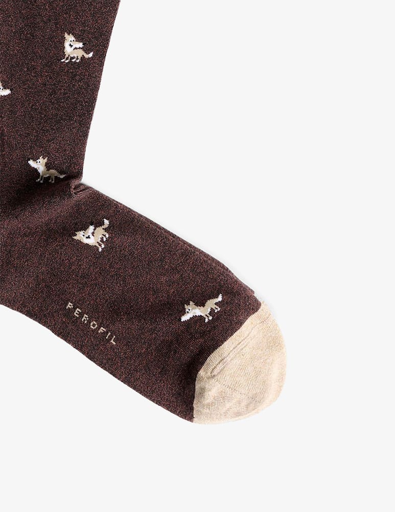 rinascente Perofil Lupo pattern socks