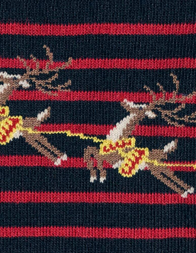 rinascente Perofil Reindeer stripe socks