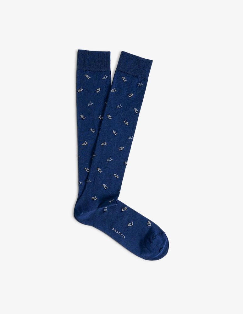 rinascente Perofil Vespa pattern long socks