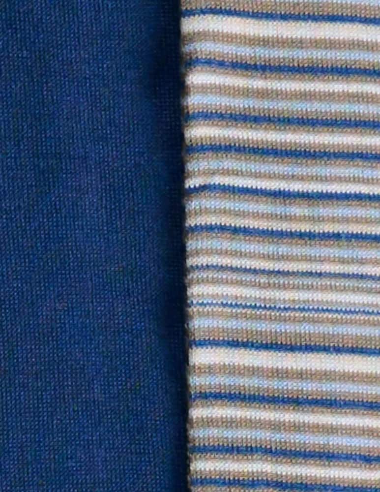 rinascente Perofil Ribbed striped knee socks