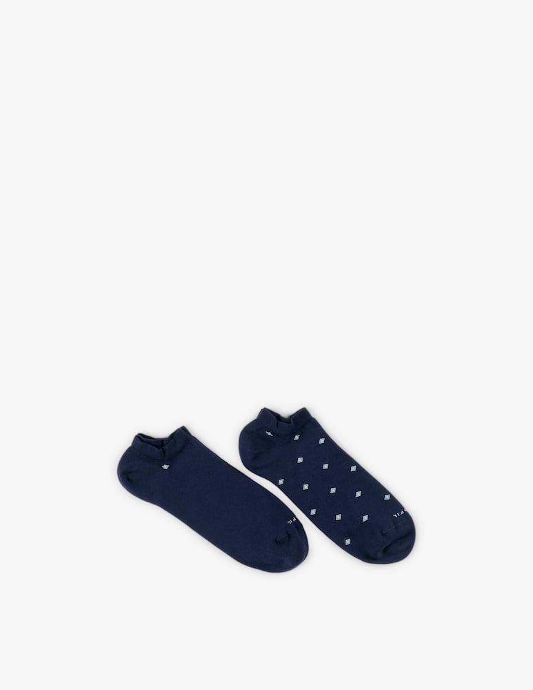 rinascente Perofil Calze 2 sneakers fantasia geometrica