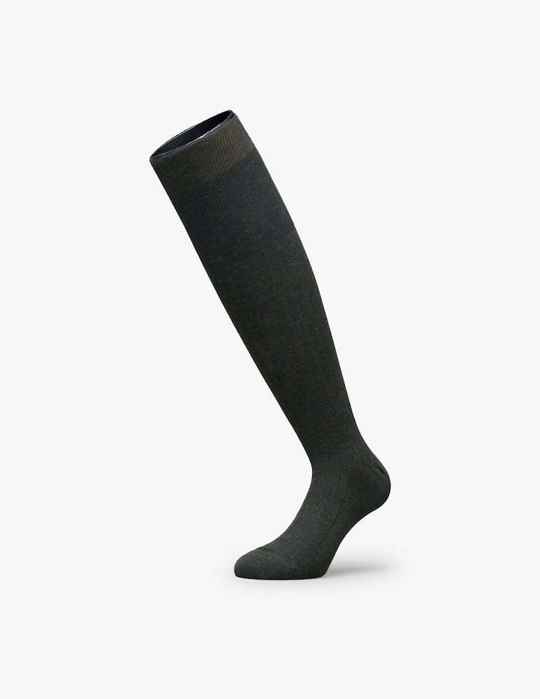 rinascente Perofil Long ribbed cashmere socks