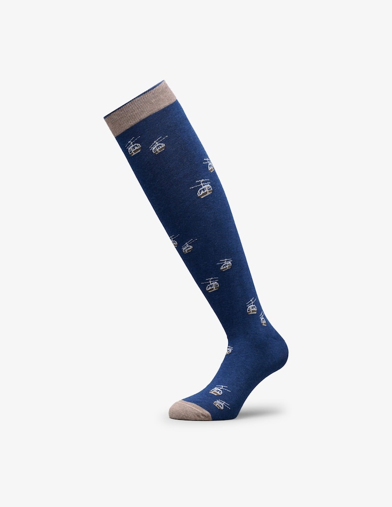 rinascente Perofil Cotton patterned long socks