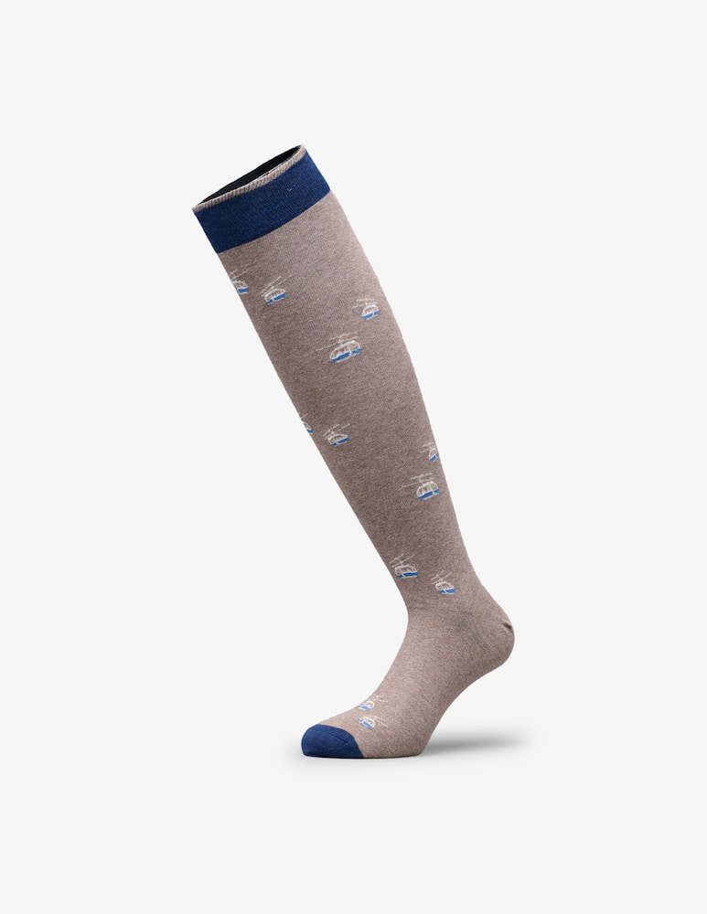 rinascente Perofil Cotton long patterned socks